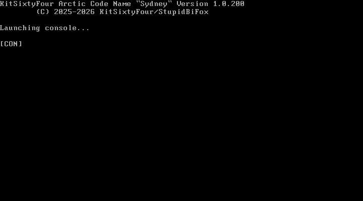 First boot