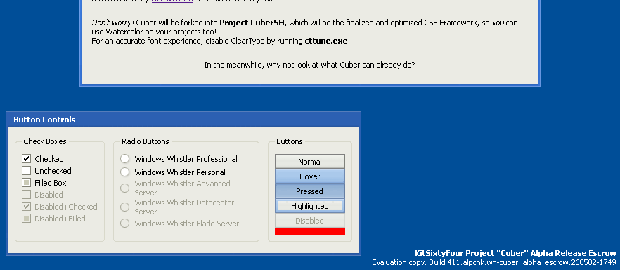 Part of the Demo page