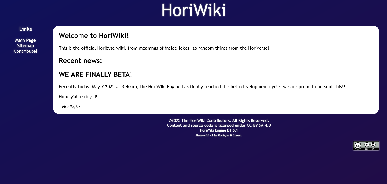 Home page