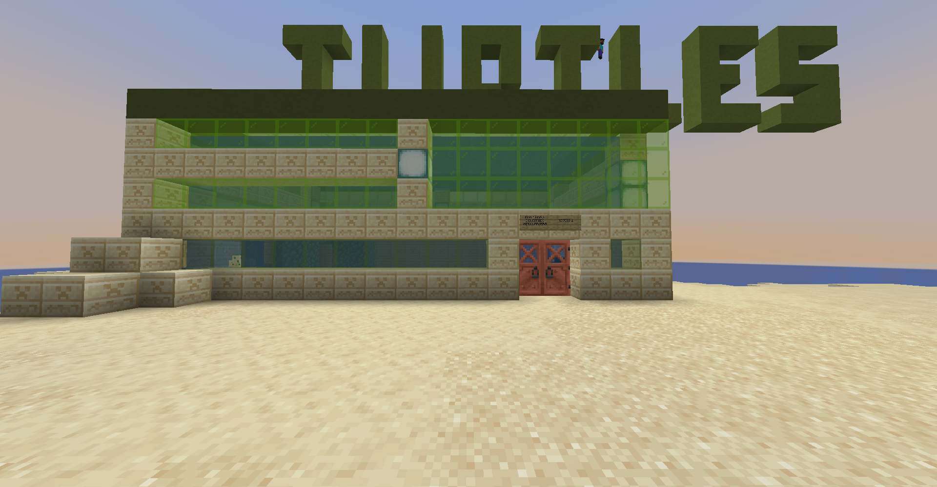 Headquarters of DHI Turtles on the coast of Fucking, NovaLand