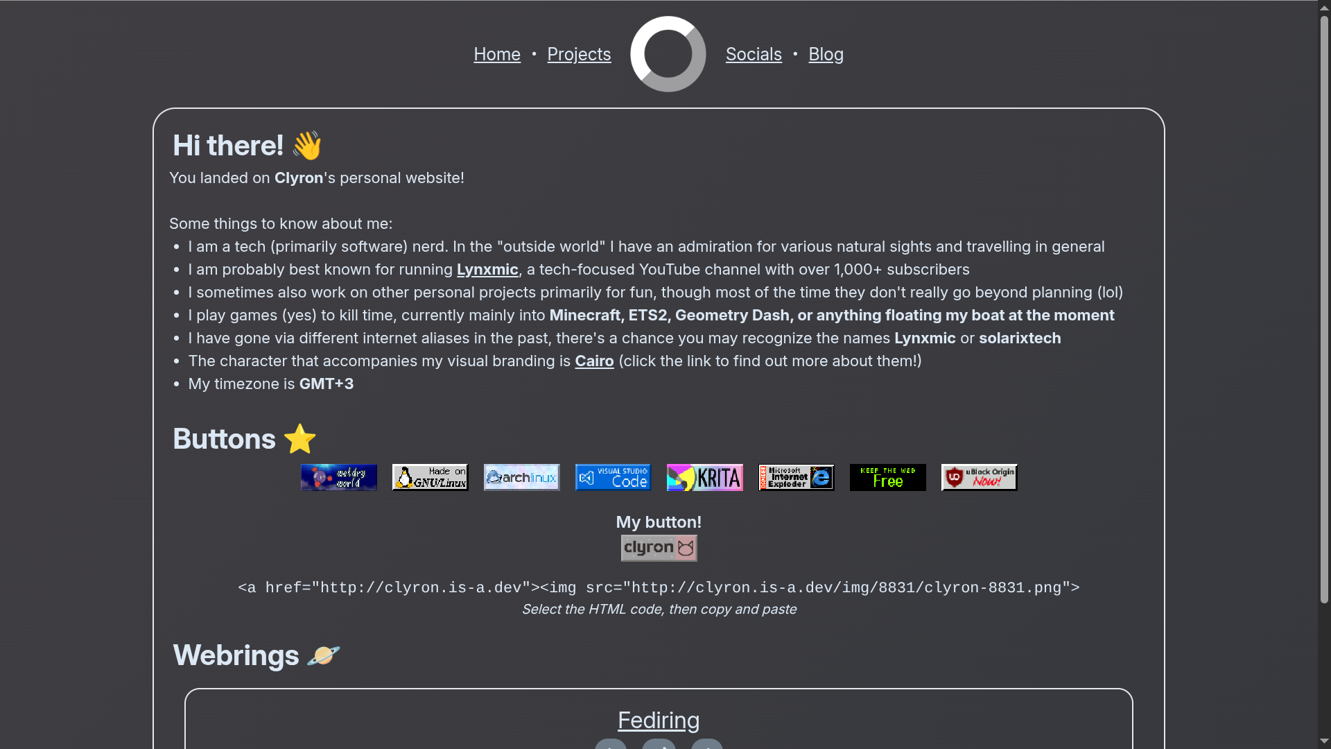 ClyronWebsite v2.3, April 2025