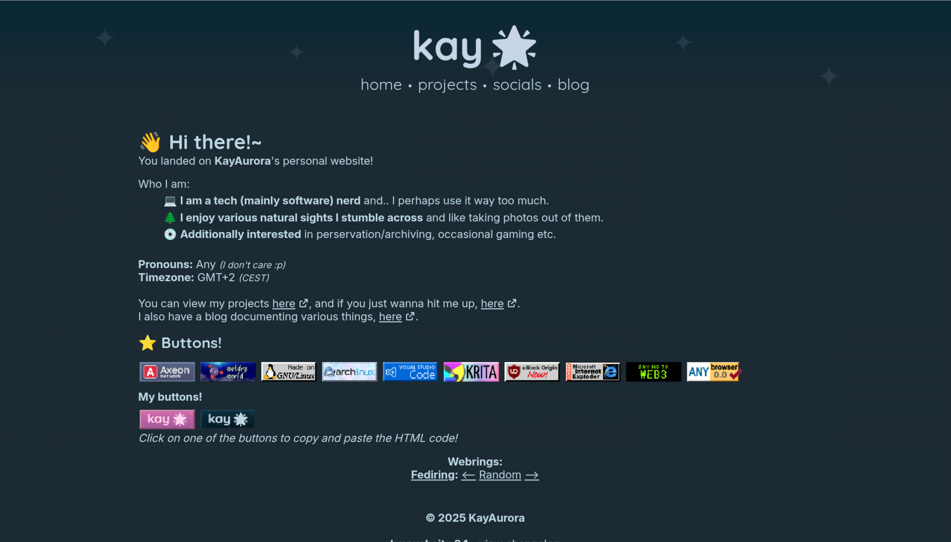KayWebsite v3.1, July 2025