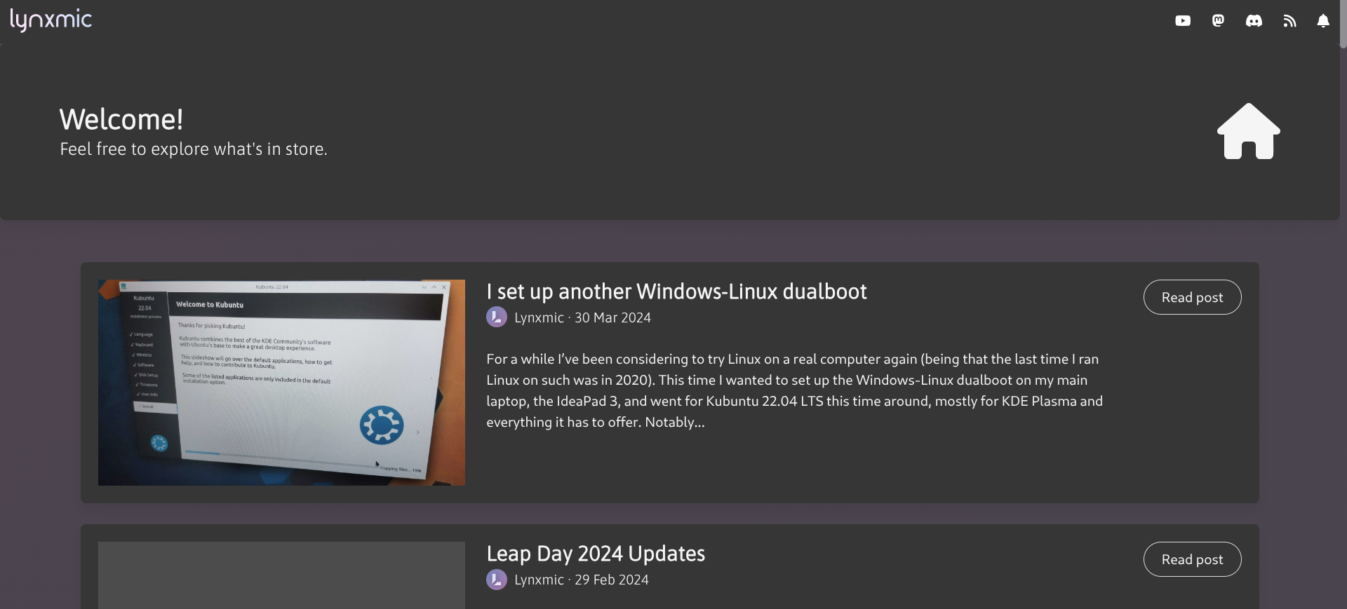 The Lynxmic Blog on 19 April 2024